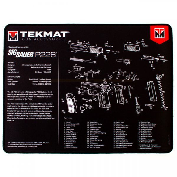 TekMat Cleaning & Repair Mat Ultra 20 - Sig Sauer P226