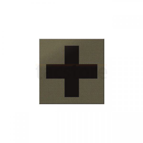 Pitchfork Medic Cross IR Square Print Patch - Ranger Green