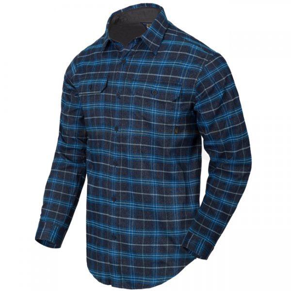 Helikon-Tex GreyMan Shirt - Blue Stonework Plaid - 2XL