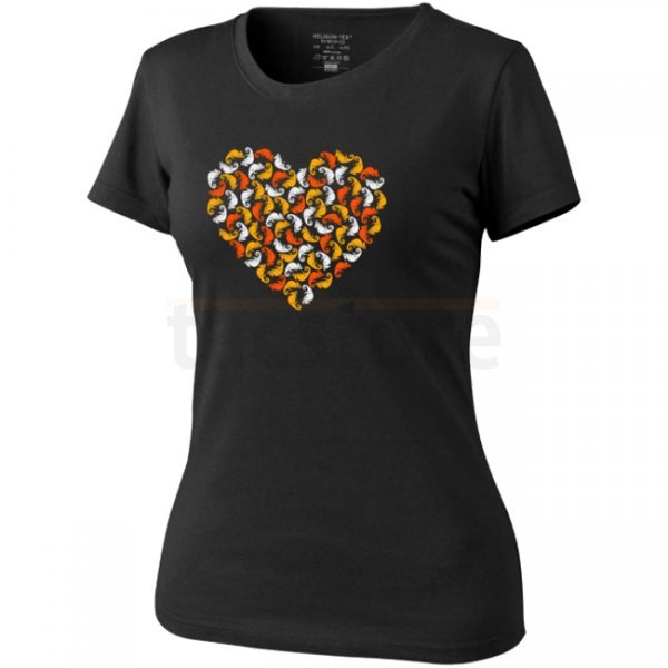 Helikon-Tex Women's T-Shirt Chameleon Heart - Black - S