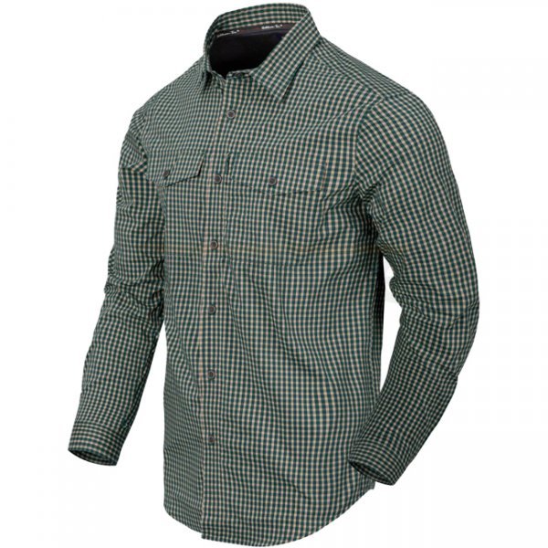 Helikon-Tex Covert Concealed Carry Shirt - Savage Green Checkered - S