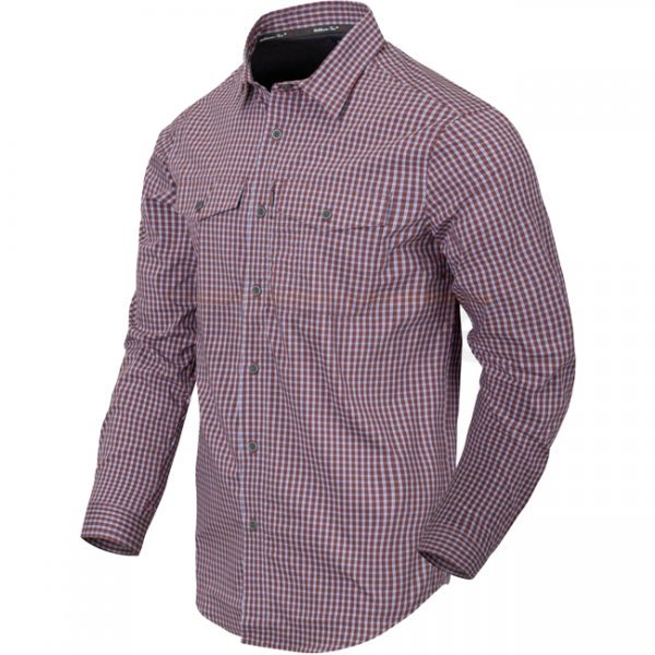 Helikon-Tex Covert Concealed Carry Shirt - Scarlet Flame Checkered - S