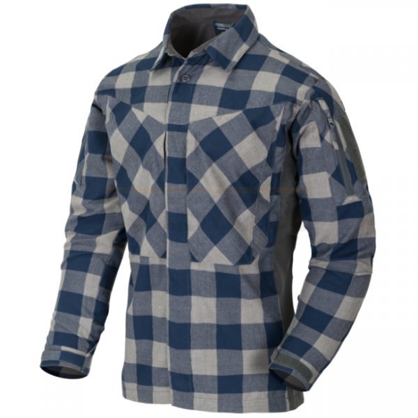 Helikon-Tex MBDU Flannel Shirt - Slate Blue Checkered - XS