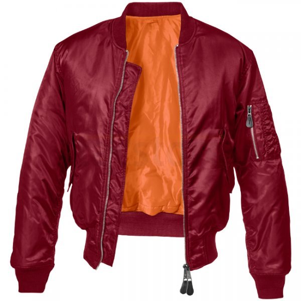 Brandit MA1 Jacket - Burgundy - S