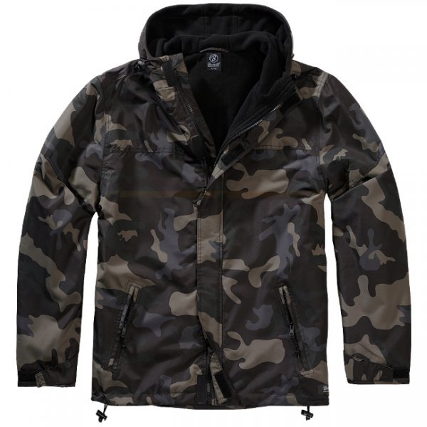 Brandit Windbreaker Frontzip - Dark Camo - 3XL