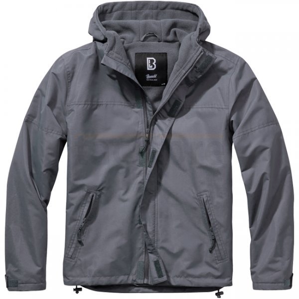 Brandit Windbreaker Frontzip - Anthracite - 6XL