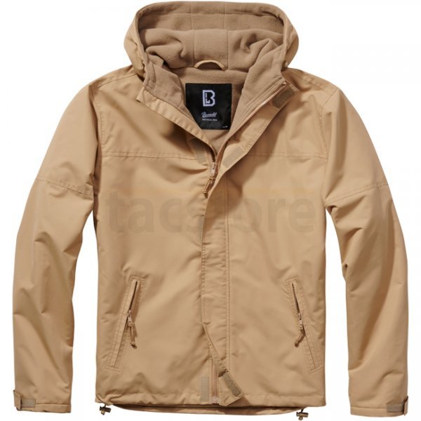 Brandit Windbreaker Frontzip - Camel - 5XL