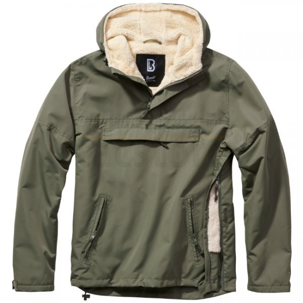 Brandit Windbreaker Sherpa - Olive - M