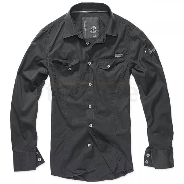 Brandit Shirt Slim - Black - L