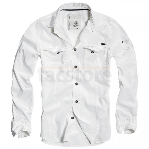 Brandit Shirt Slim - White - L