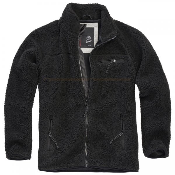 Brandit Teddyfleece Jacket - Black - L