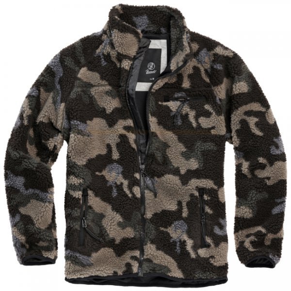 Brandit Teddyfleece Jacket - Dark Camo - 2XL