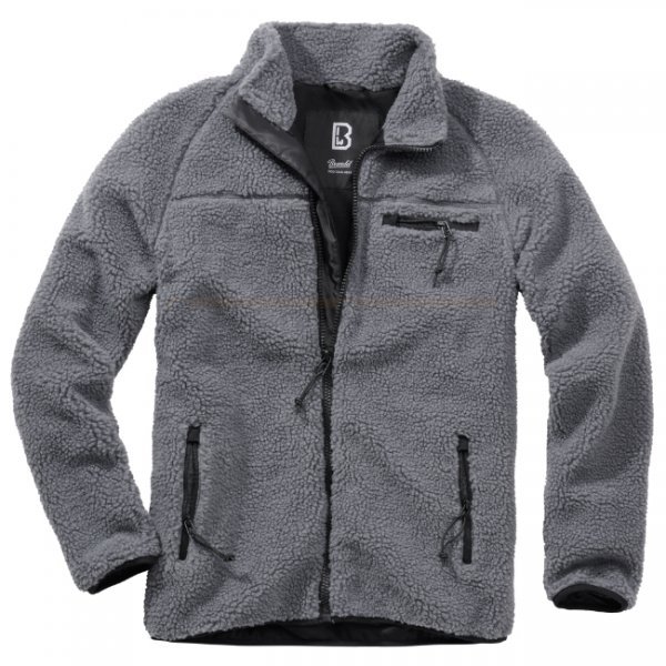 Brandit Teddyfleece Jacket - Anthracite - S