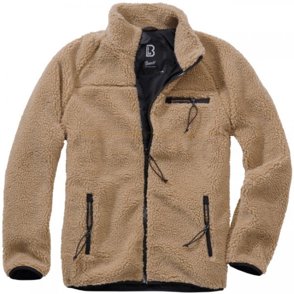 Brandit Teddyfleece Jacket - Camel - S