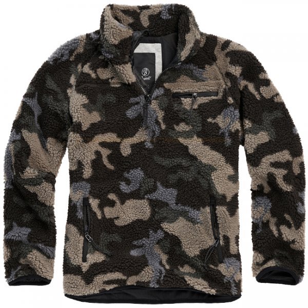 Brandit Teddyfleece Troyer - Dark Camo - S