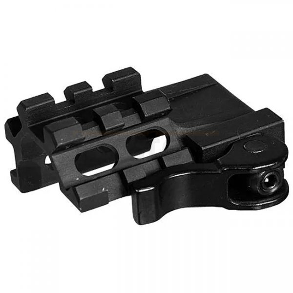 Leapers Quad-Rail 2-Slot Angle QD Mount - Black