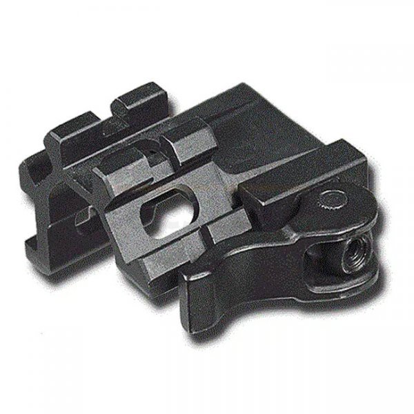 Leapers Quad-Rail Single Slot Angle QD Mount - Black