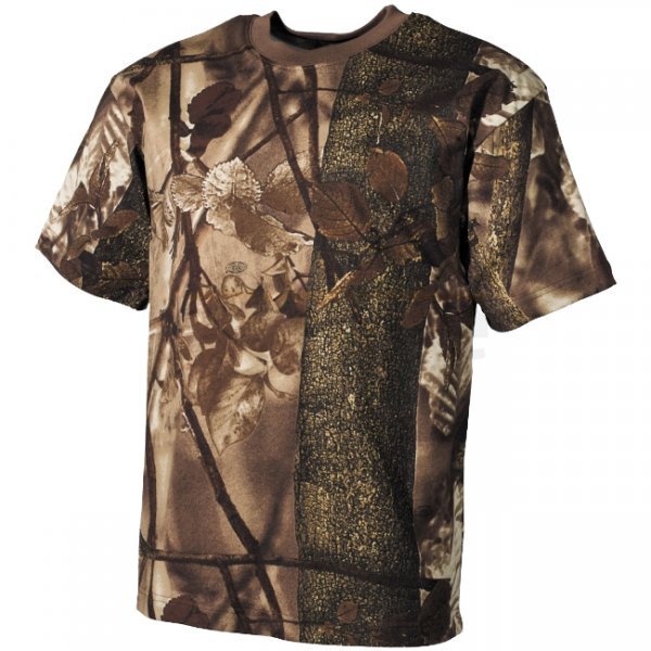 MFH US T-Shirt - Hunter Brown - L