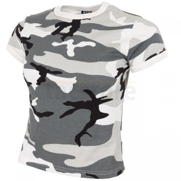 MFH US T-Shirt Women - Urban Camo - XL