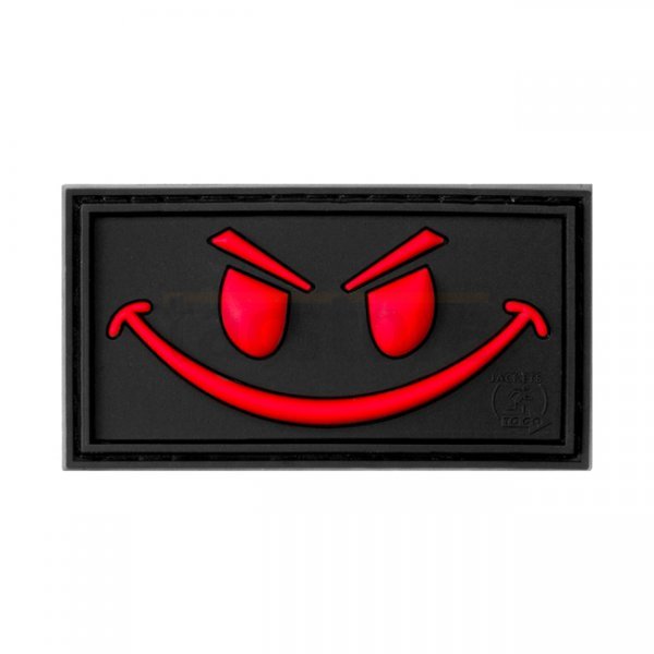 JTG Evil Smile Rubber Patch - Blackmedic