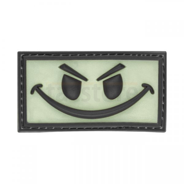 JTG Evil Smile Rubber Patch - Glow Back