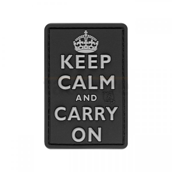 JTG Keep Calm Rubber Patch - Swat