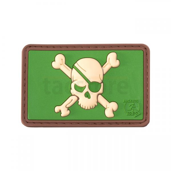 JTG Pirate Skull Rubber Patch - Multicam