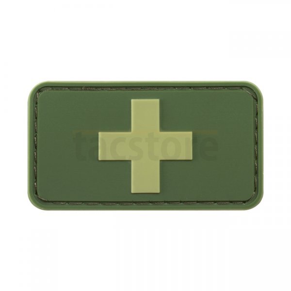 JTG Swiss Flag Rubber Patch - Forest