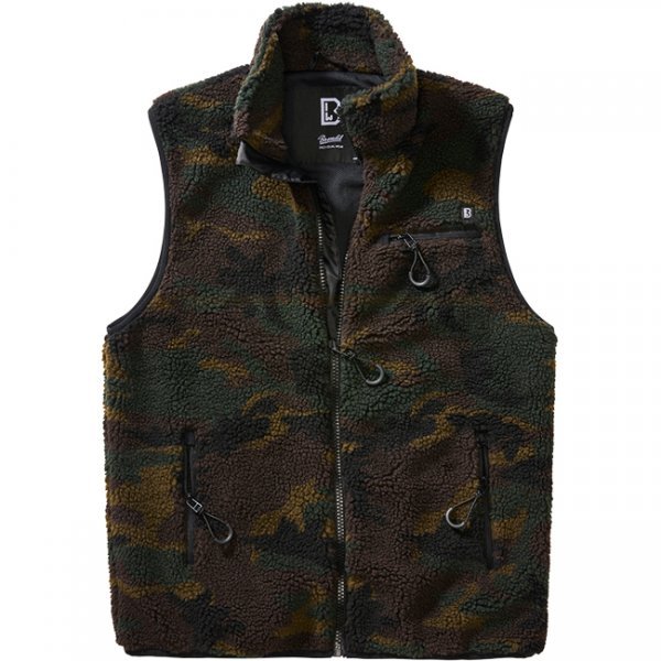 Brandit Teddyfleece Vest Men - Woodland - S