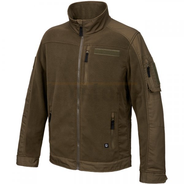 Brandit Fleecejacket Ripstop - Olive - 4XL