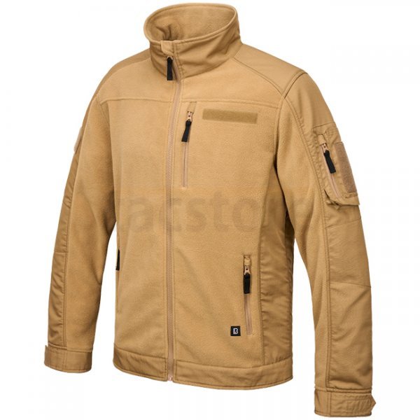 Brandit Fleecejacket Ripstop - Camel - 2XL