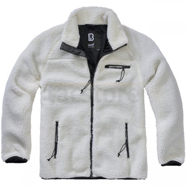 Brandit Teddyfleece Jacket - White - M