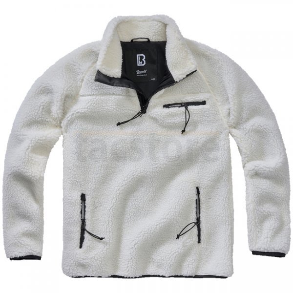 Brandit Teddyfleece Troyer - White - 4XL