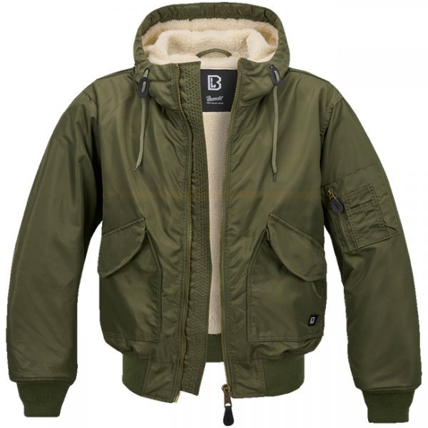 Brandit CWU Jacket hooded - Olive - XL