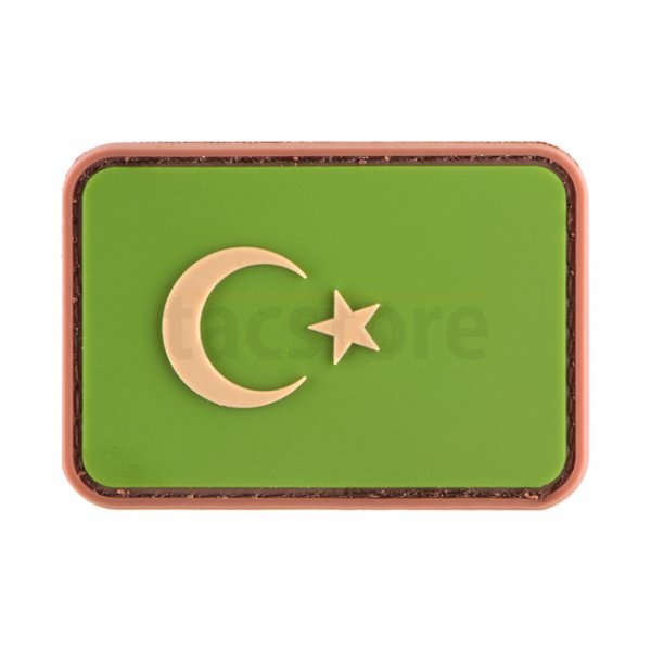 JTG Turkey Flag Rubber Patch - Multicam