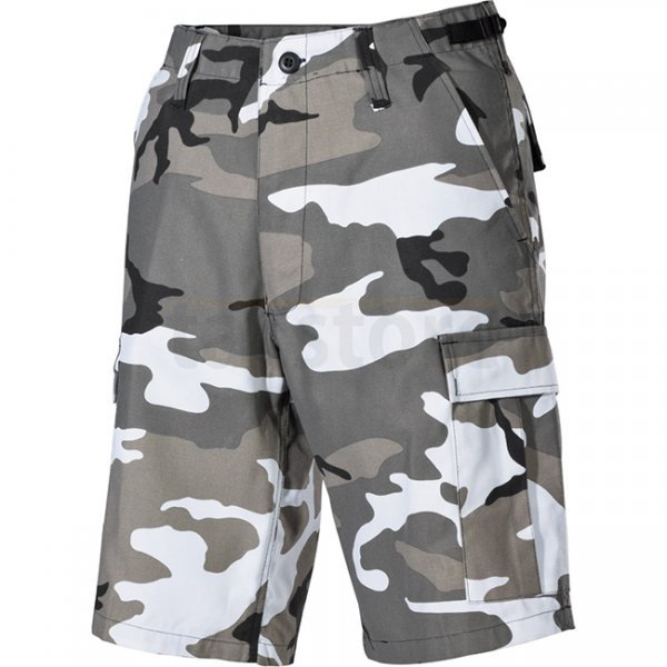 MFH BW Bermuda Shorts Side Pockets  - Urban Camo - S