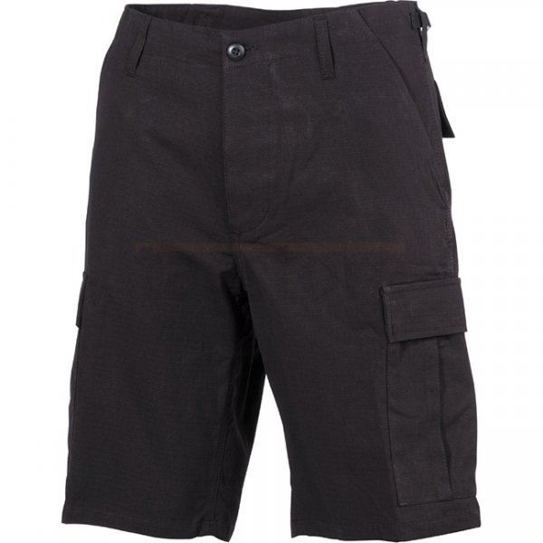 MFH US Bermuda Shorts Ripstop - Black - 2XL