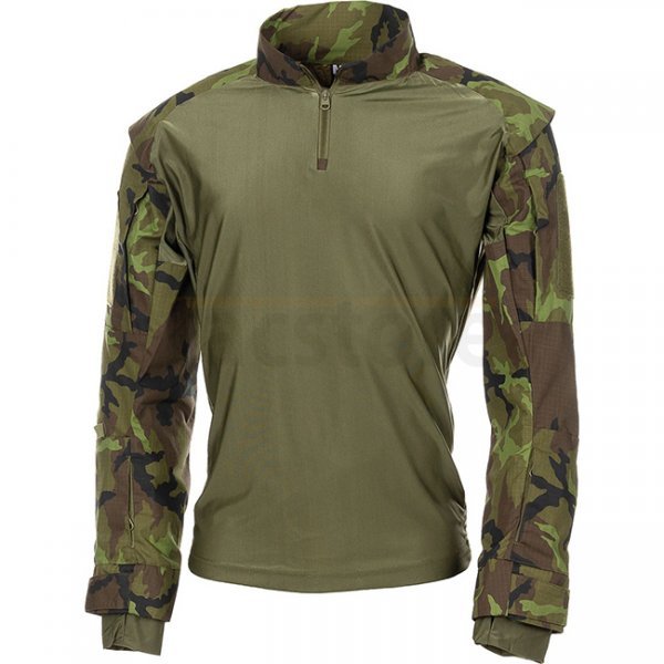 MFHHighDefence US Tactical Shirt Long Sleeve - M95 CZ Camo - 2XL