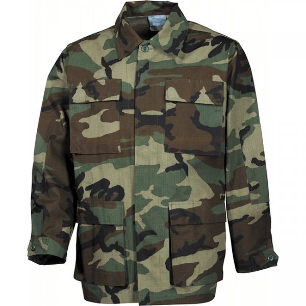 MFH US BDU Field Jacket Ripstop - Woodland - S