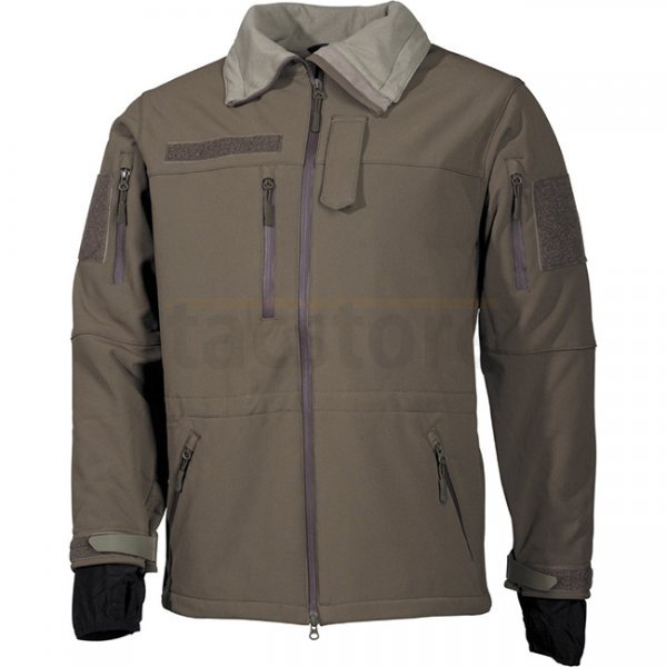 MFHHighDefence HIGH DEFENCE Soft Shell Jacket - Olive - S