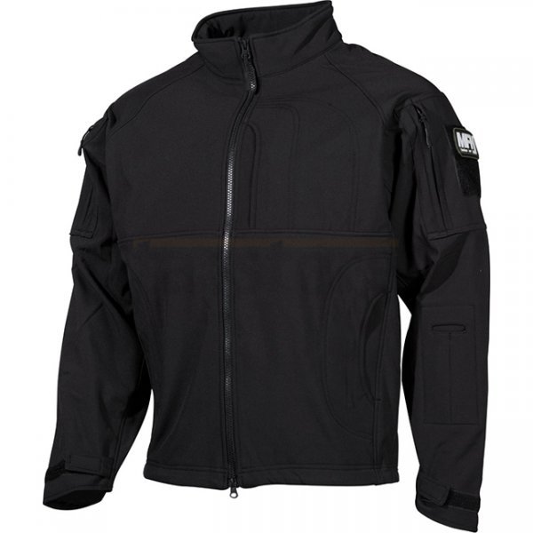 MFHHighDefence LIBERTY Soft Shell Jacket - Black - XL