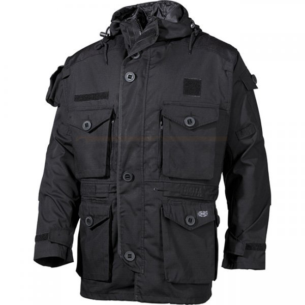 MFHHighDefence SMOCK Commando Jacket Ripstop - Black - M