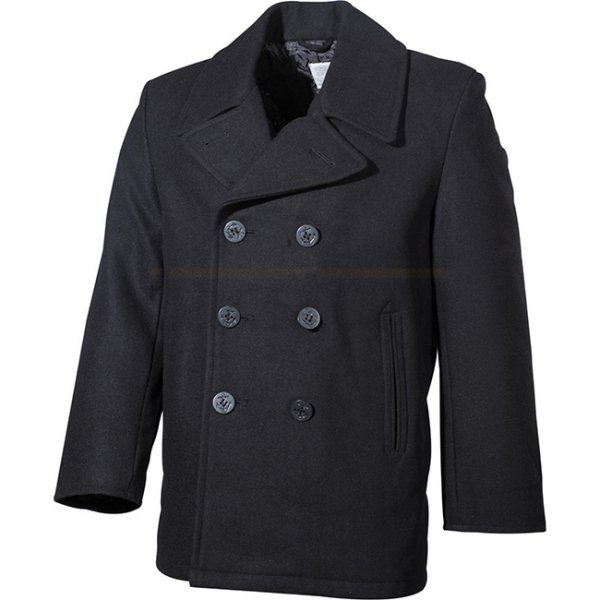 MFH US Pea Coat - Black - S