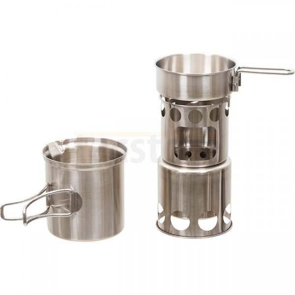 FoxOutdoor Cook Set Travel - Chrome