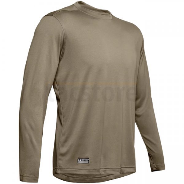 Under Armour Tactical UA Tech Long Sleeve T-Shirt - Tan - 3XL