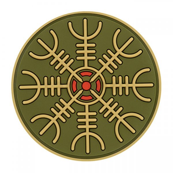 M-Tac Egeshelm Rubber Patch - Olive