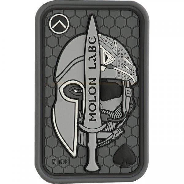 M-Tac Molon Labe Ace 3D Rubber Patch - Gray