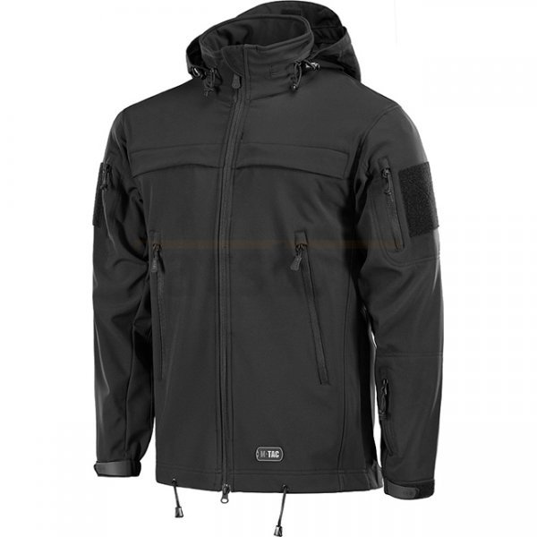 M-Tac Soft Shell Police Jacket - Black - 2XL