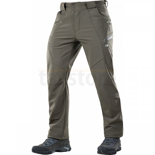 M-Tac Soft Shell Winter Pants - Olive - L