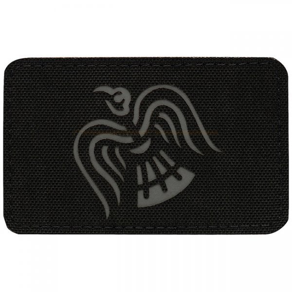 M-Tac Raven Banner Laser Cut Patch - Black / Grey